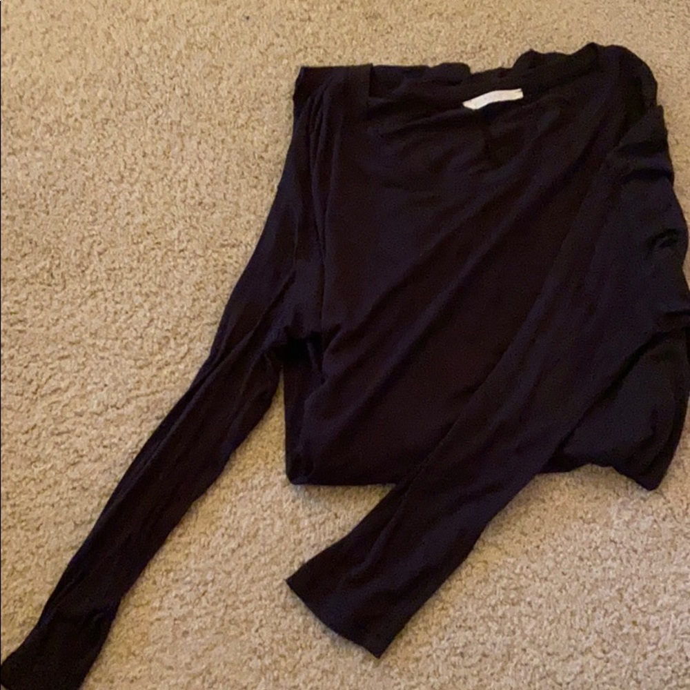 Super soft cotton high low tunic top